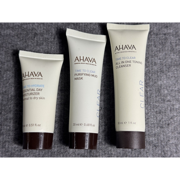 Ahava 3PC Set - Toning Cleanser - Mud Mask - Day Moisturizer - Travel Size - Picture 4 of 4